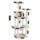 Cat tower with a big cat apartment - AMT0012BG - toys
