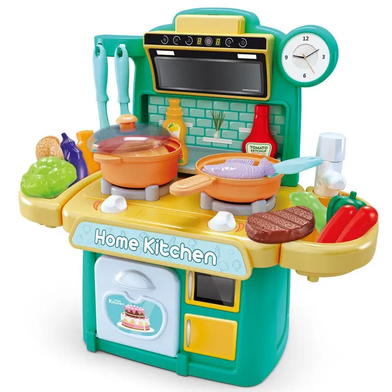 Children’s mini-kitchen - Green - Toys & Games