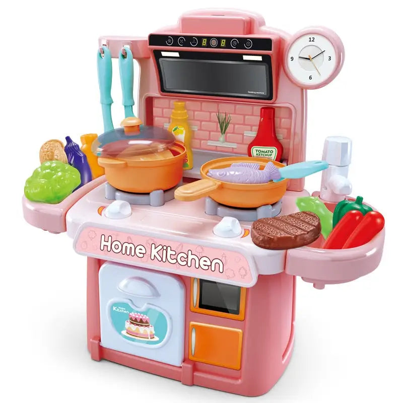 Children’s mini-kitchen - Pink - Toys & Games