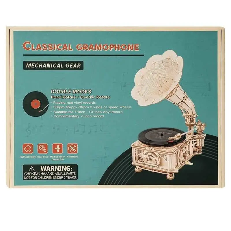 Classic Gramophone with Music - Electric Version - toys