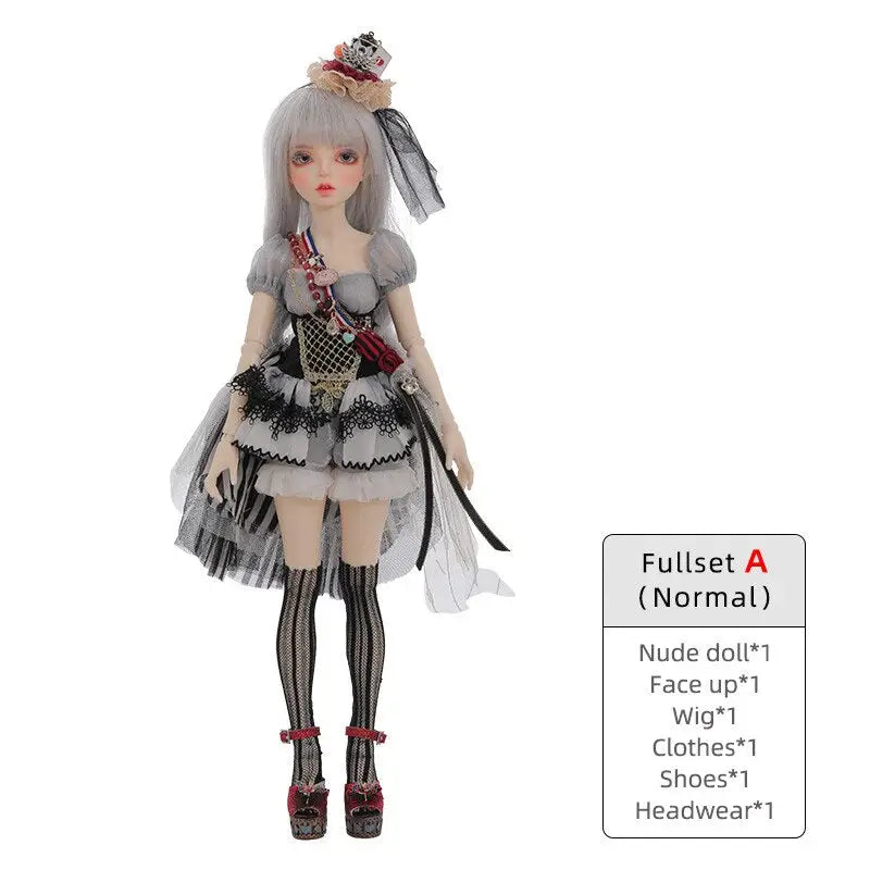 Collectible BJD doll Miwa 1/4 - Fullset A as pic - toys
