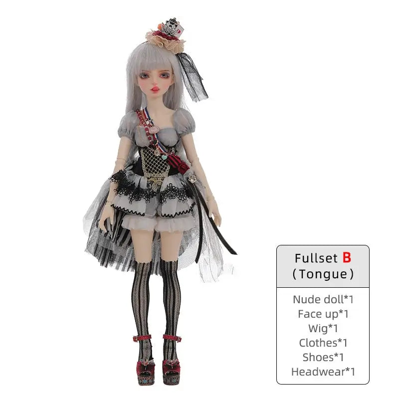 Collectible BJD doll Miwa 1/4 - Fullset B as pic - toys
