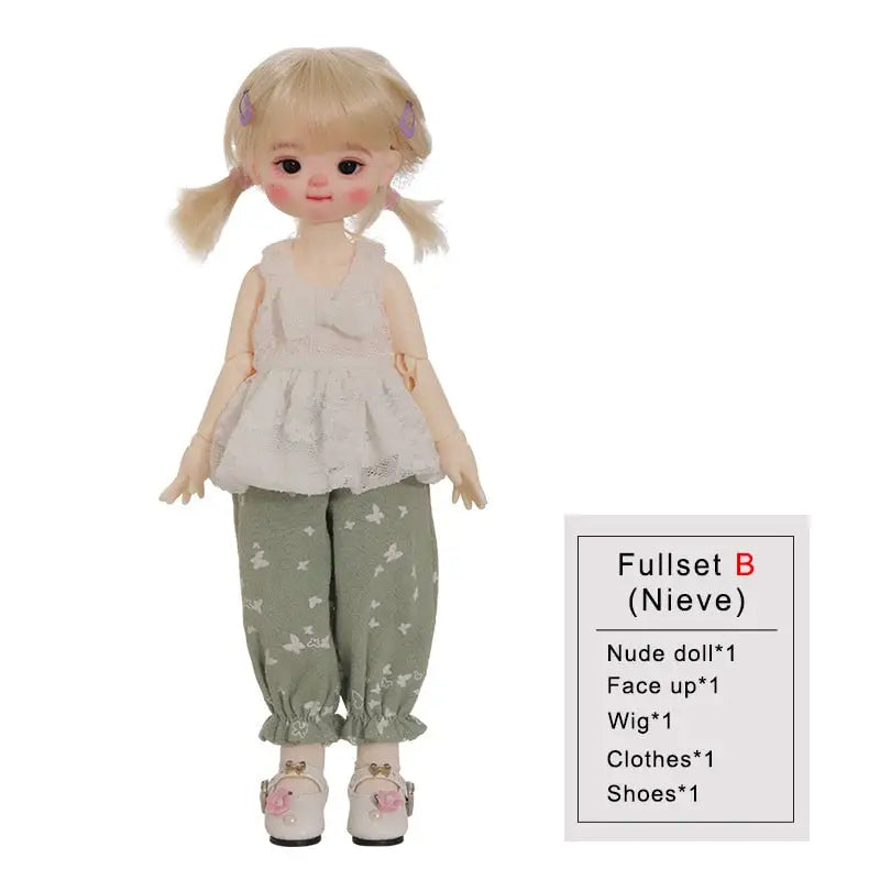 Collectible BJD doll Nieve or Fura 1/6 - Fullset B - toys