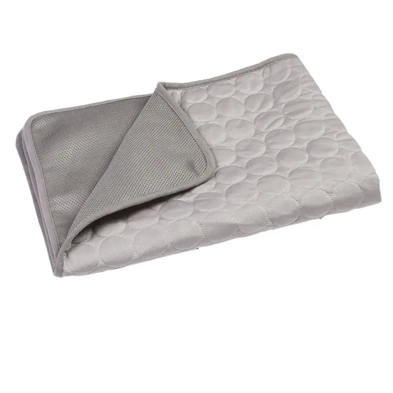 Cooling Summer Pet Mat - mesh cloth gray / XS 40x30 cm -
