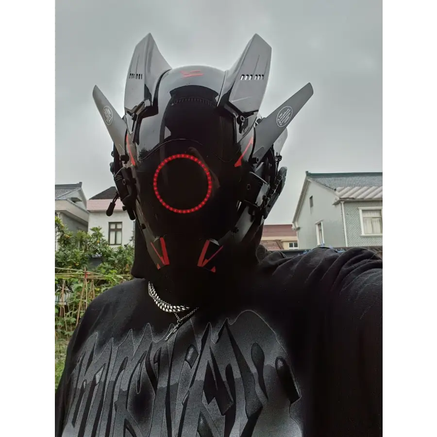 Cosplay CyberPunk Mask Flying Wings - Red Light - toys