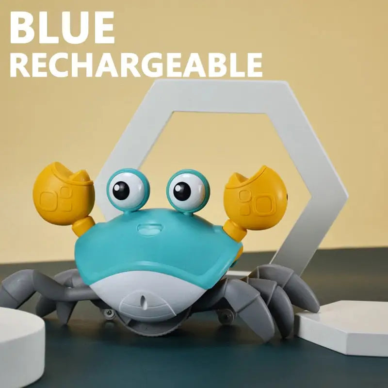 Crawling Crab Baby Toys - Induction Blue - toys
