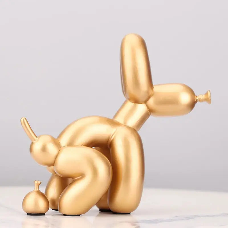 Creative Balloon Dog Figurines - Golden-22cm - toys