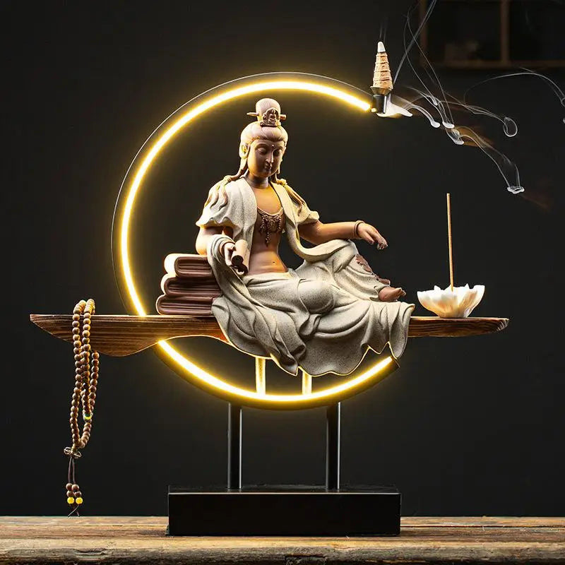 Creative Buddha lamp with incense - toys