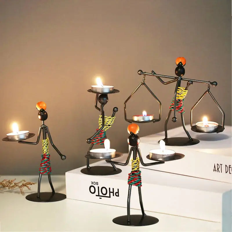 Creative candlesticks - SET-As Picture - toys