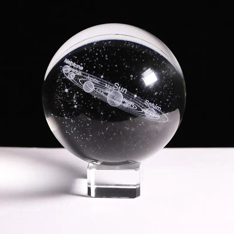 Crystal Solar System - 8 cm / crystal base - toys