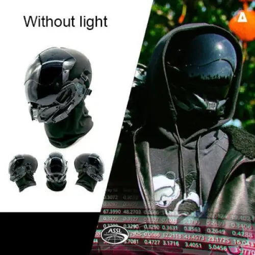 Cyberpunk Cosplay Futuristic Mask - Without LED Light - toys
