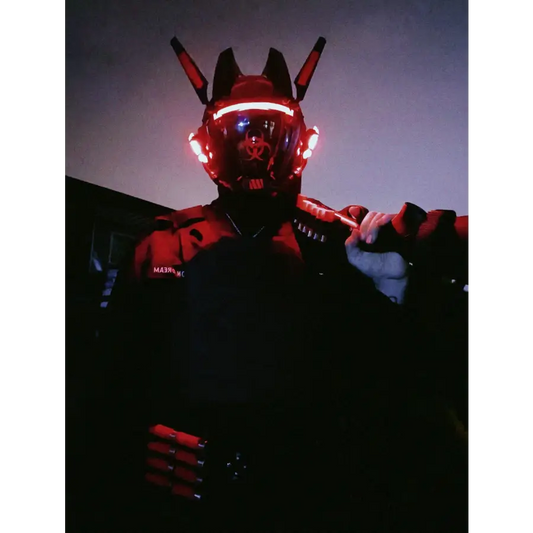 Cyberpunk Cosplay Mask Biochemical Soldier - toys