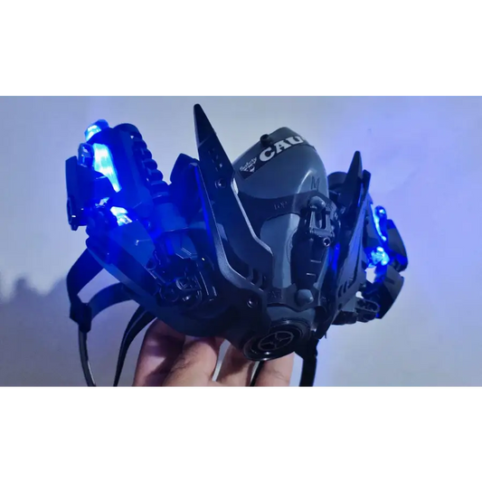 Cyberpunk Cosplay Mask for Shisha - Blue - toys