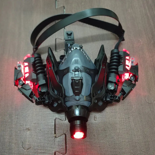 Cyberpunk Cosplay Mask for Shisha - Red - toys