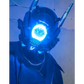 Cyberpunk Cosplay Mask Samurai Nasus - Blue - toys