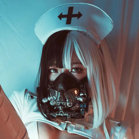 Cyberpunk cosplay nurse mask - toys