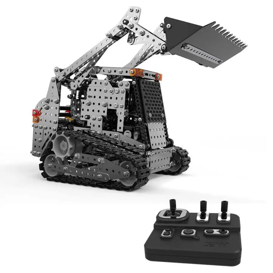 Designer model of a remote-controlled bulldozer - toys