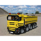 Dump truck with remote control - Yellow / building blocks -