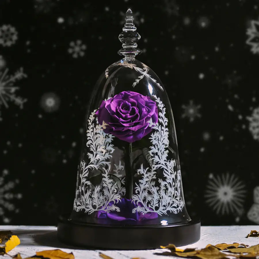 Eternal magic flowers - Purple Real Rose - Toys & Games