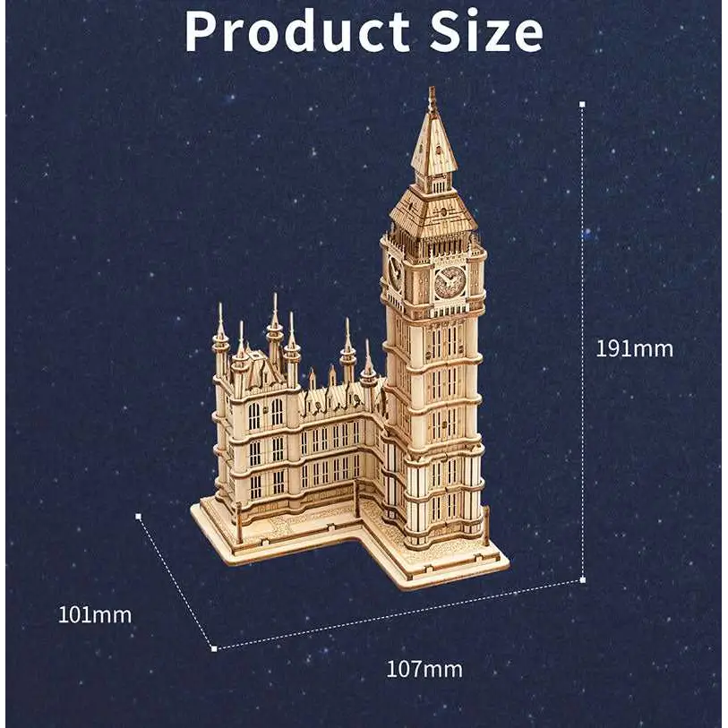 Famous memorable places of the world - TG507 Big Ben - toys