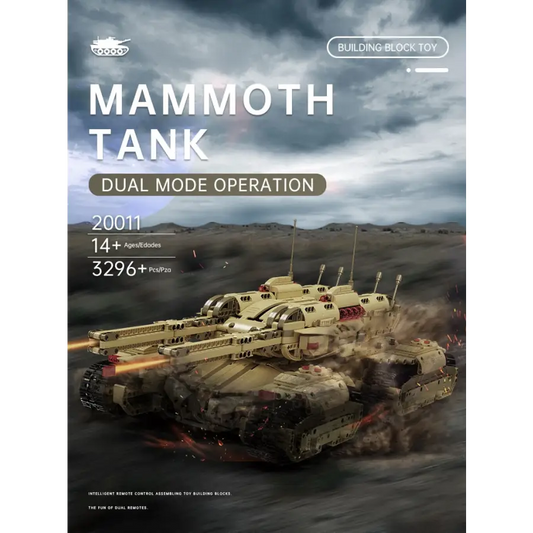 Fantastic radio-controlled tank Mammoth - toys