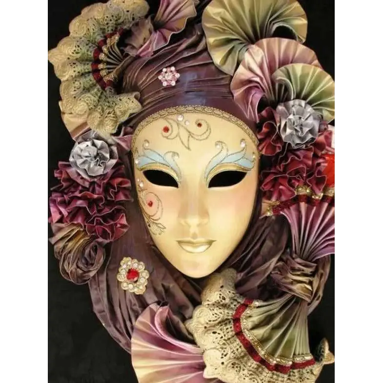 Fascinating mask - paintings by numbers - 9914791 / 40x50cm