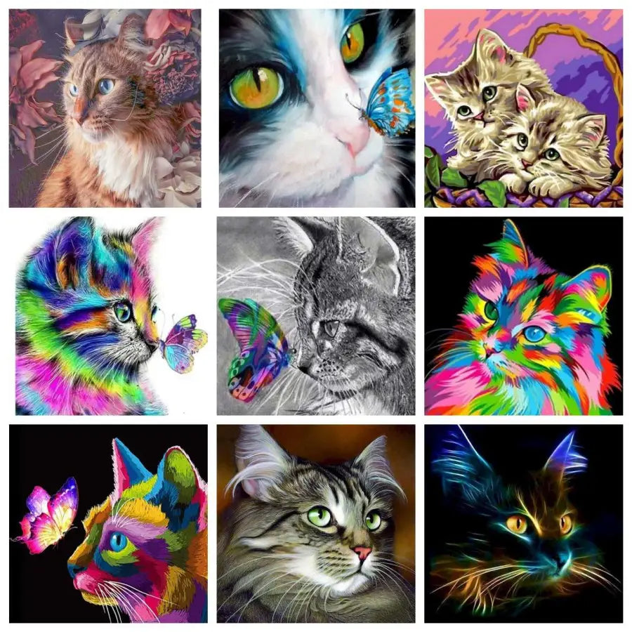 Favorite cats - paintings drawings by numbers - toys