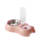 Feeding bowls with bottle - 2 in 1 Pink - toys