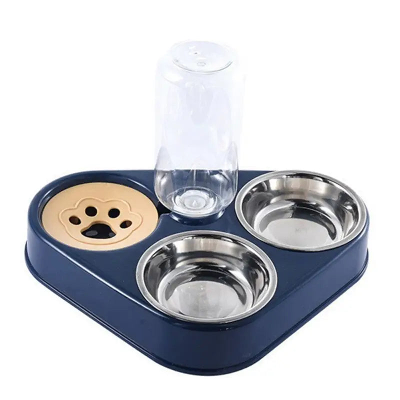 Feeding bowls with bottle - 3 in 1 Navy blue - toys