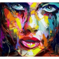 Female faces - paintings drawings by numbers - 9910251 /