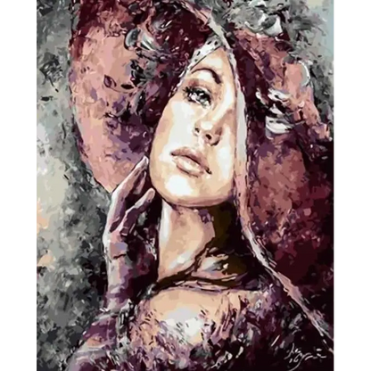 Female portraits - paintings drawing by numbers - 991342 /