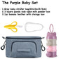 Foldable bag for mom and dad - Purple baby set - toys