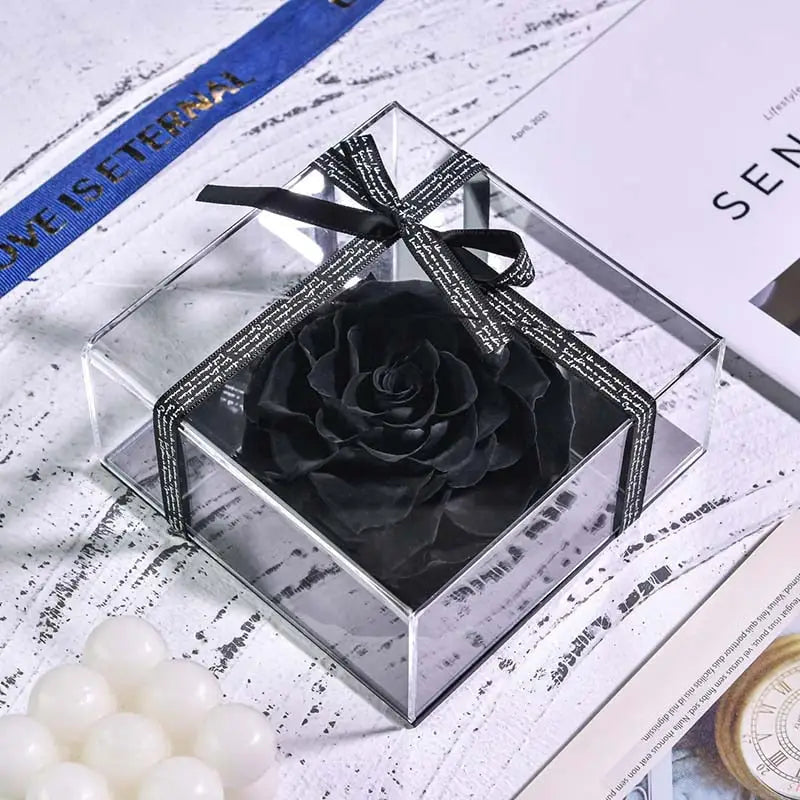 Forever Rose in Jewelry Box - Black Mirror - toys