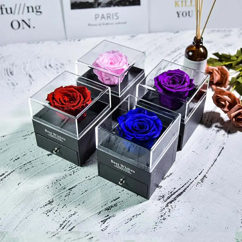 Forever Rose in Jewelry Box - toys