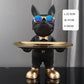 Freestyle Bulldog Sculpture - black 2 - toys