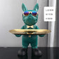 Freestyle Bulldog Sculpture - green 2 - toys