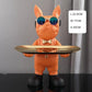 Freestyle Bulldog Sculpture - orange 2 - toys