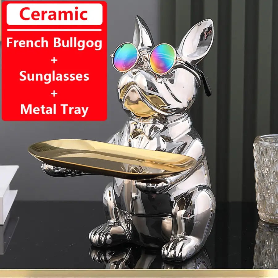 French Bulldog Statue - Ceramic 2 - toys