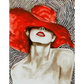 Girl in a hat - paintings drawings by numbers - 997637 /