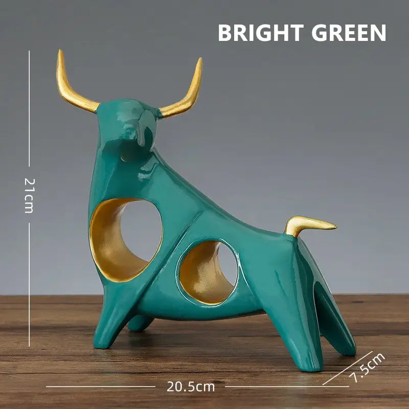 Golden Horn Taurus Figurine - DN-4 - toys