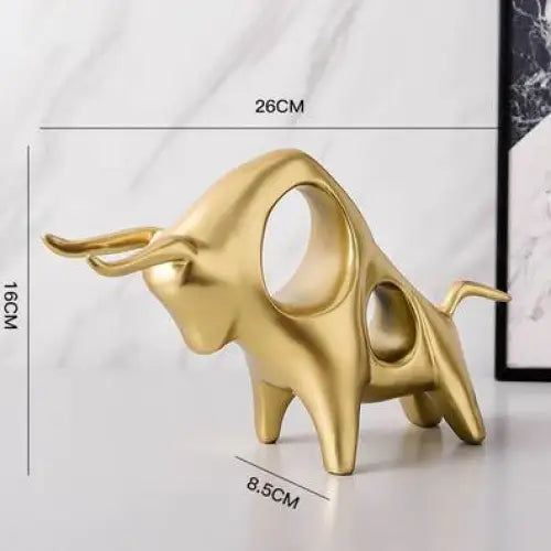 Golden Horn Taurus Figurine - DN-7 - toys