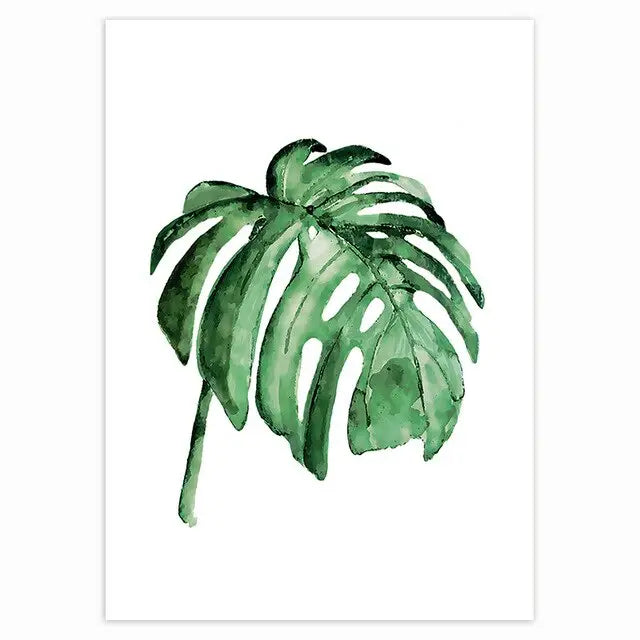 Green plants - paintings drawing by numbers - 3518 / 40x50cm