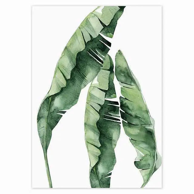 Green plants - paintings drawing by numbers - 3523 / 40x50cm