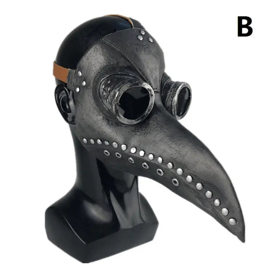 Halloween Mask Medieval Plague Doctor - B - toys
