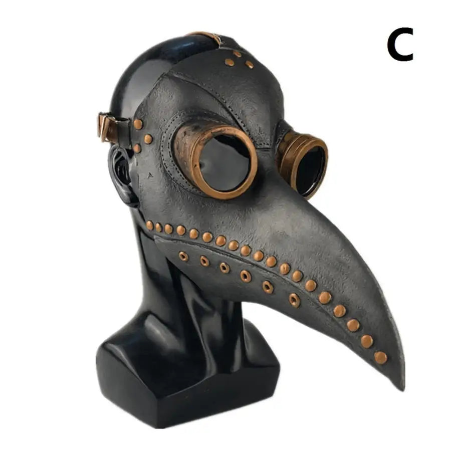 Halloween Mask Medieval Plague Doctor - C - toys