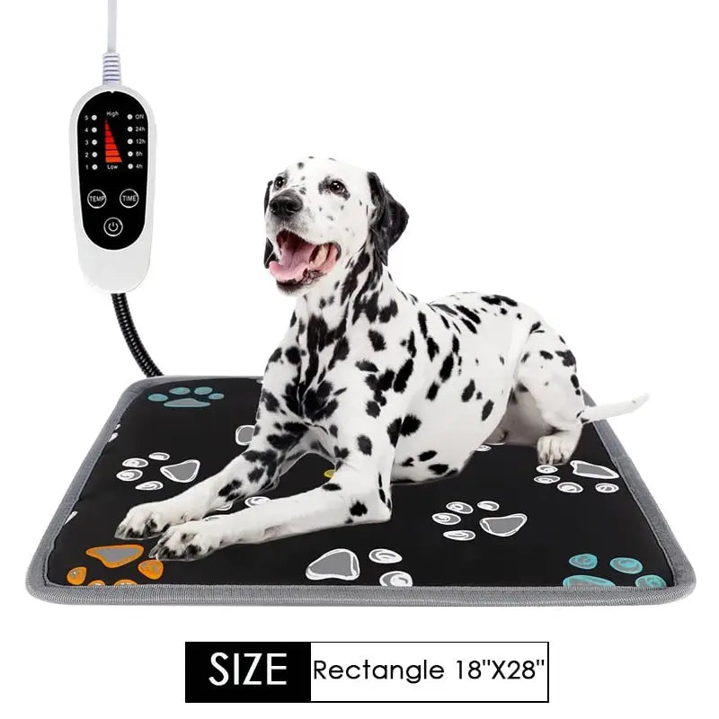 Heated mats for pets - Rectangle-black / 220V EU Plug - toys