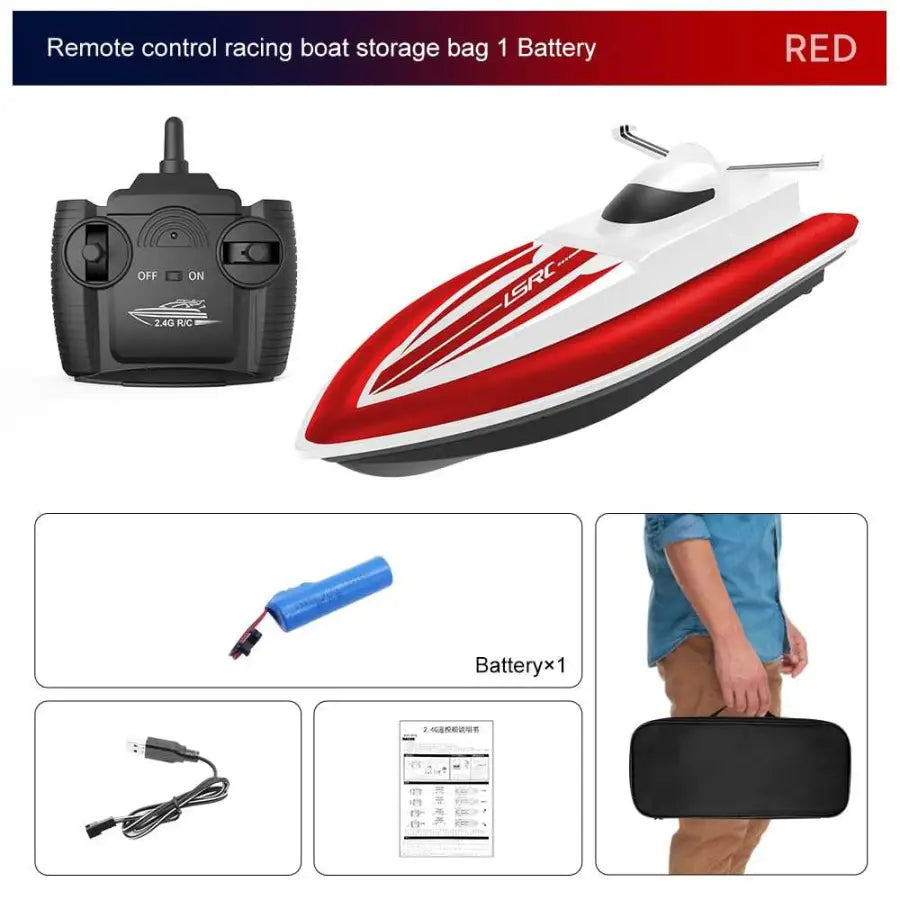 High-speed boat with radio control - 1BA bag 1 - toys