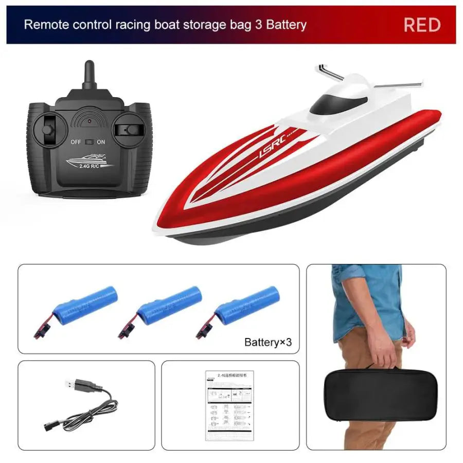 High-speed boat with radio control - 3BA bag 1 - toys