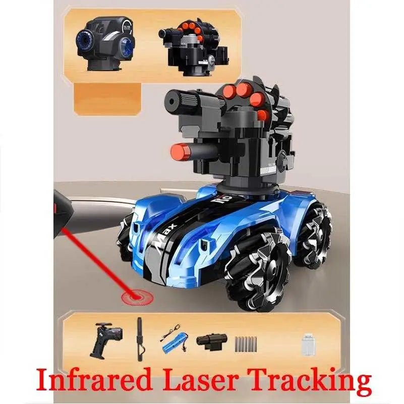 High-speed maneuverable tank with remote control - Laser