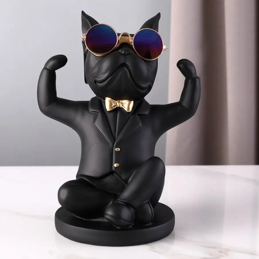 Holder french bulldog statue - toys